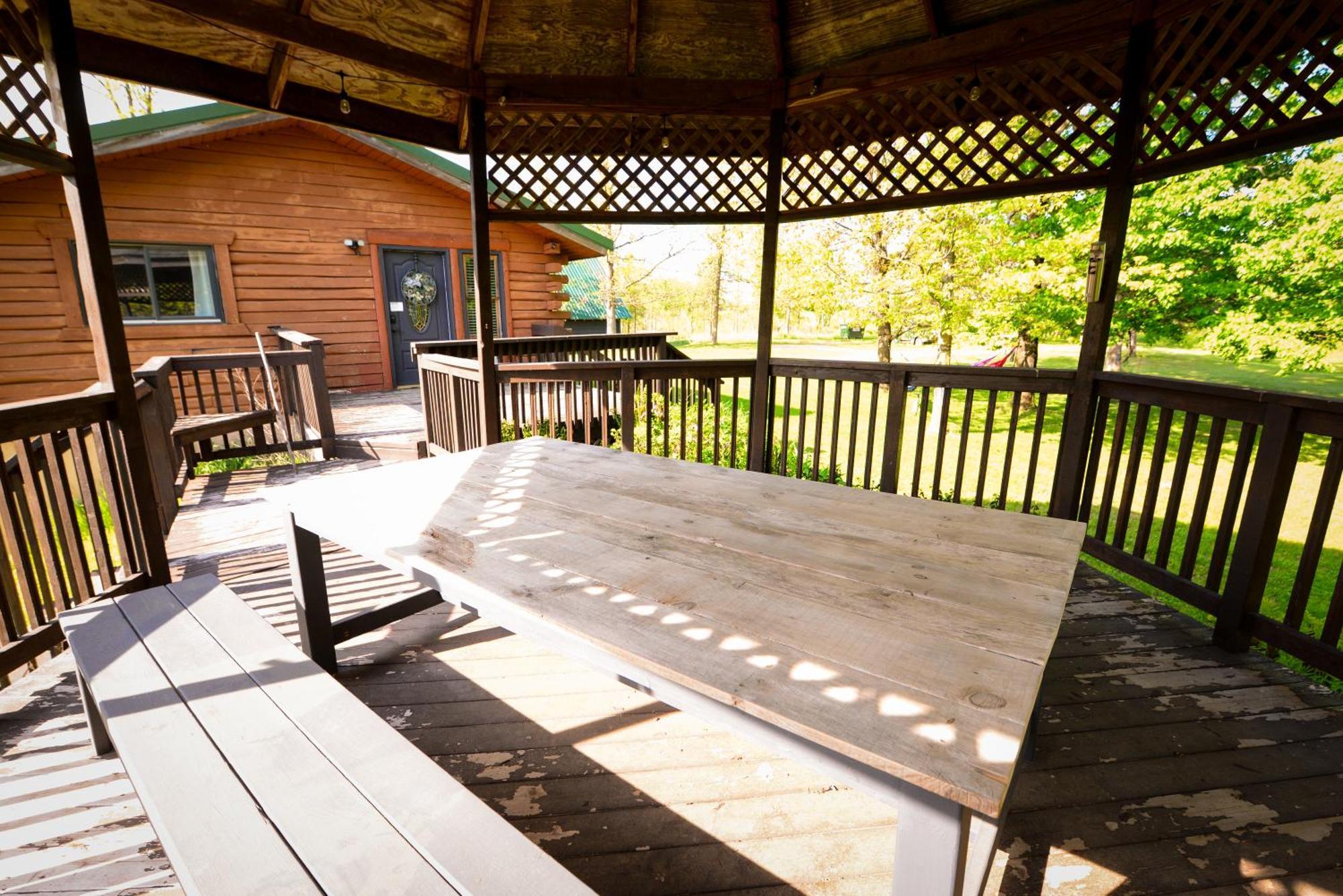 Cozy Cabin With Hottub At Cloverdale Cabins ヒンクリー エクステリア 写真